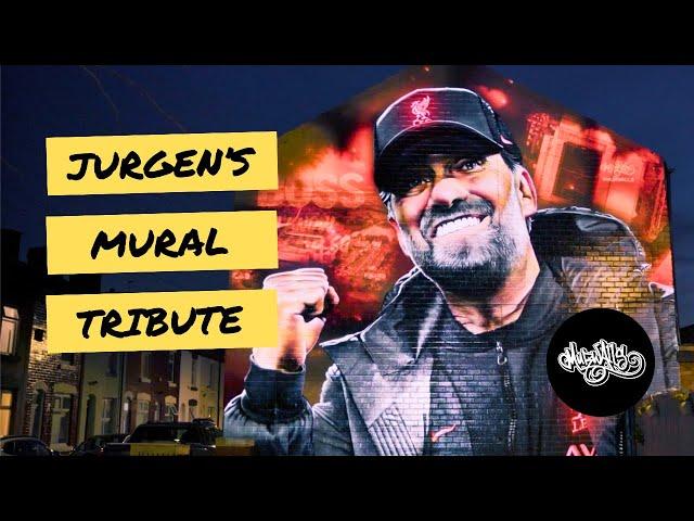 Jurgen Klopp INCREDIBLE Mural Tribute | w/ MurWalls