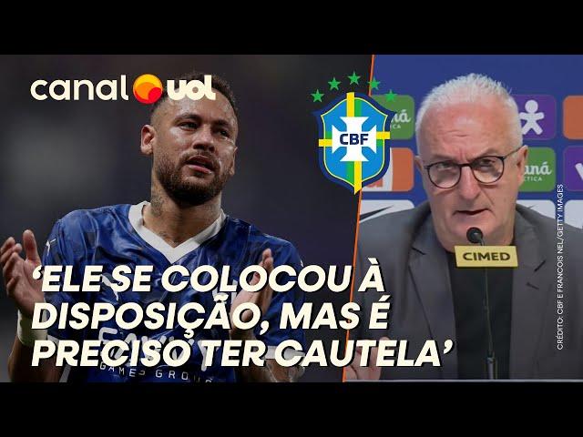 DORIVAL EXPLICA AUSÊNCIA DE NEYMAR JR NA CONVOCAÇÃO DA SELEÇÃO BRASILEIRA