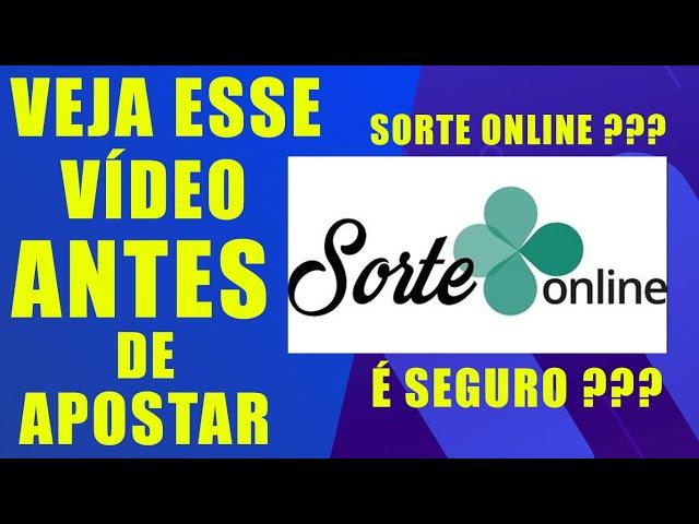 SORTE ONLINE É CONFIÁVEL? SORTE ONLINE É SEGURO? VEJA SE VALE A PENA SORTE ONLINE