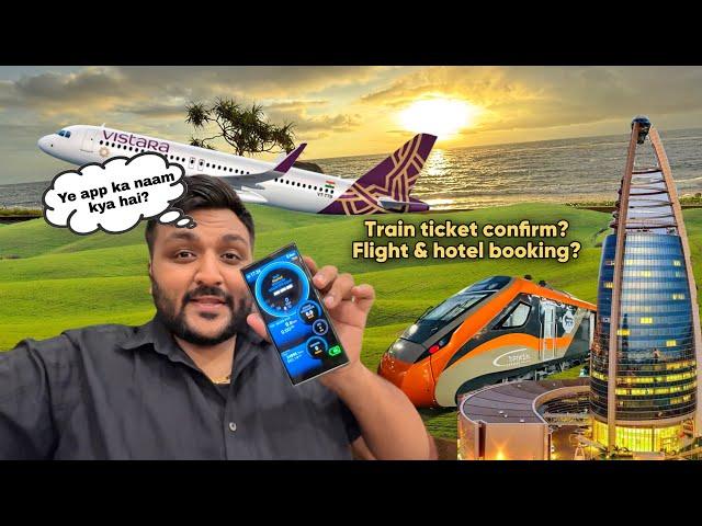 Answering all your travel related questions  Train confirm ticket kaise le? Hotel kaise book kare?