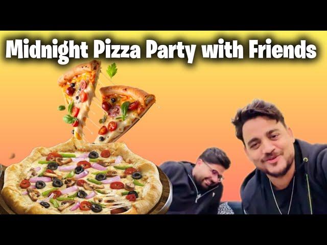 Pizza max pizza party  midnight party with friends | pizza lovers | food party | foodis boys