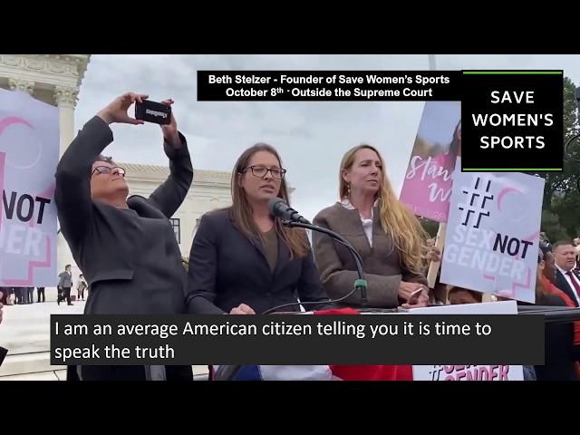 Save Women's Sports at Supreme Court Rally