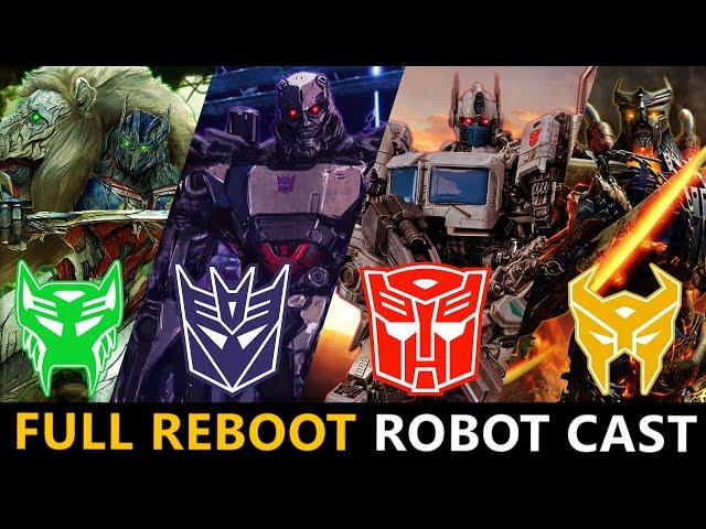 All 50+ Reboot Universe Transformers As Of 2024 | All Cast Robots, Factions & Confirmed Characters!