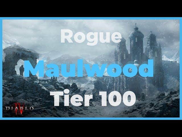 Diablo 4 - Rogue Nightmare Tier 100 - Maulwood