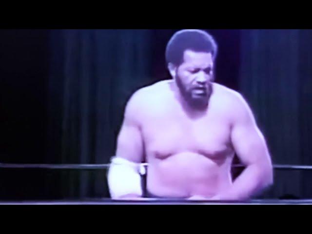 "The Big Cat" Ernie Ladd Vs Mr Wrestling ll Mid South Wrestling 1980
