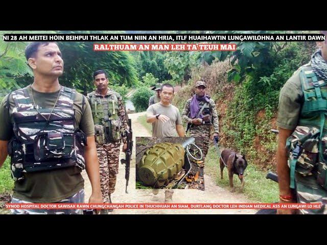 Ni 28 ah meitei hoin thapui thawha beihpui thlak an tum dawn niin an hria|Mizoram police thuchhuah