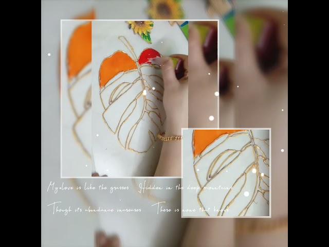 Glass painting ideas | Artist Swapna Salim