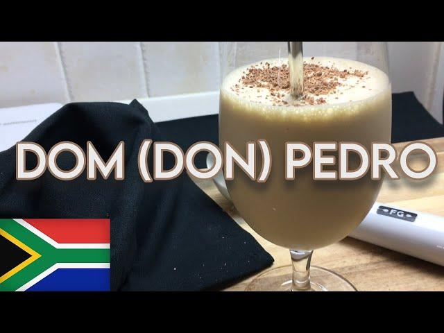 How to make a Dom (or Don) Pedro cocktail | South African Adult Milkshake