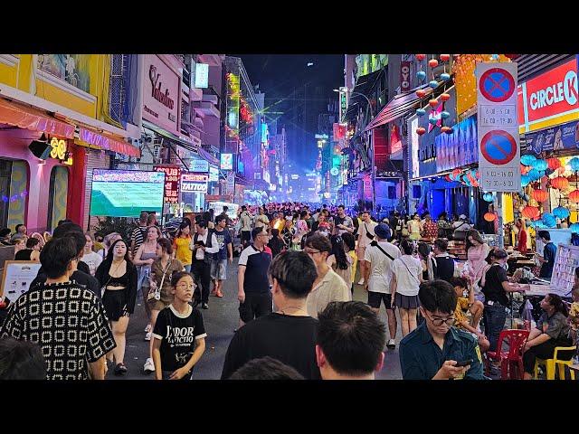 Bui Vien Walking Street, Ho Chi Minh City, Vietnam (2024) (4K) WALKING TOUR - Vietnam nightlife