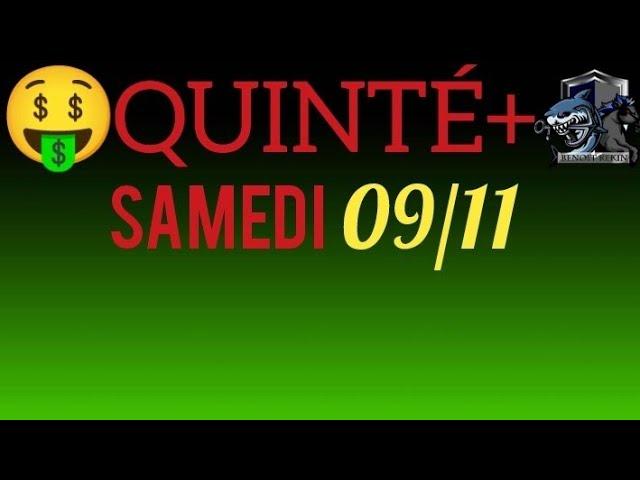 PRONOSTIC PMU QUINTE DU JOUR SAMEDI 9 NOVEMBRE 2024