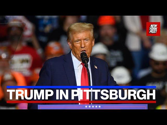 Live: Trump holds rally in Pittsburgh