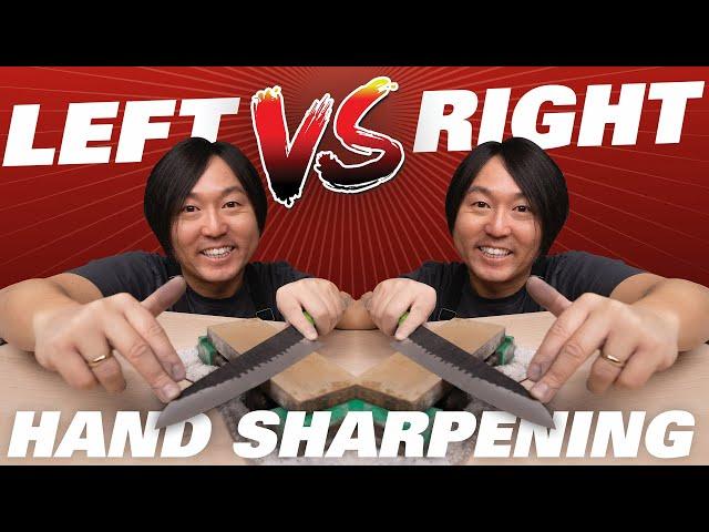 Right & Left Hand Knife Sharpening (70/30, 90/10)