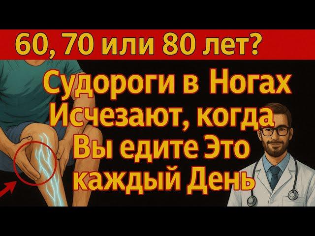 ТОП-3 продукта против судорог в ногах у пожилых — спасают даже ночью
