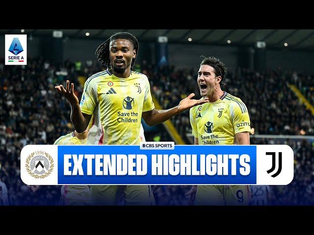 Udinese vs. Juventus: Extended Highlights | Serie A | CBS Sports Golazo