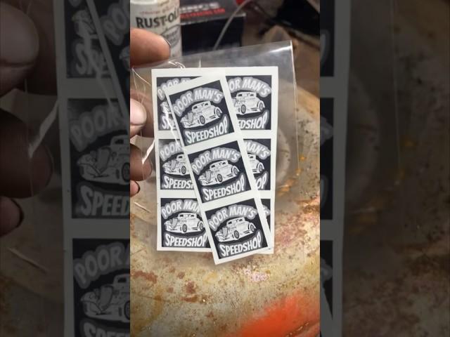 First ever poor man’s speed shop stickers being sold for 10 dollars on are eBay only 36 of them