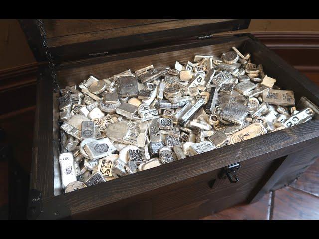 MASSIVE New Treasure Chest That Holds Over 3,500 oz's of Silver!