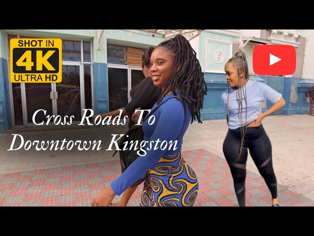 ️JAMAICA WALK BY: Walking Cross Road to Downtown Kingston Jamaica FEARLESSLY BEST QUALITY 4K HDR