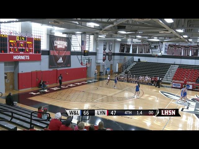 Lynchburg Hornets vs Washington and Lee Generals (Women's Basketball)