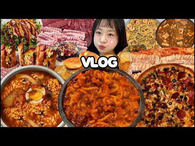 다이어트 끝나고 먹는 대창과 라면의 맛이란...근데 이제 남포동 데이트를 곁들인, 남포동 맛집 대정 양곱창, 라면먹방,토스트,투뿔한우,파스타 먹방, 브이로그 MUKBANG VLOG