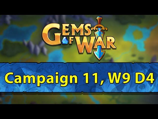 ️ Gems of War, Campaign 11 Week 9 Day 4 | Slayer Class Event and Finishing World Event ️