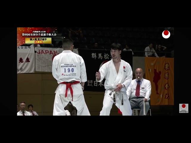 66th JKA All Japan Karate Championship 2024 - Man kumite final - uncutted