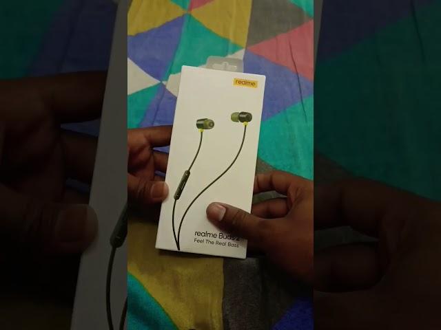 Realme buds 2 wired in ear earphones unboxing | #unboxing