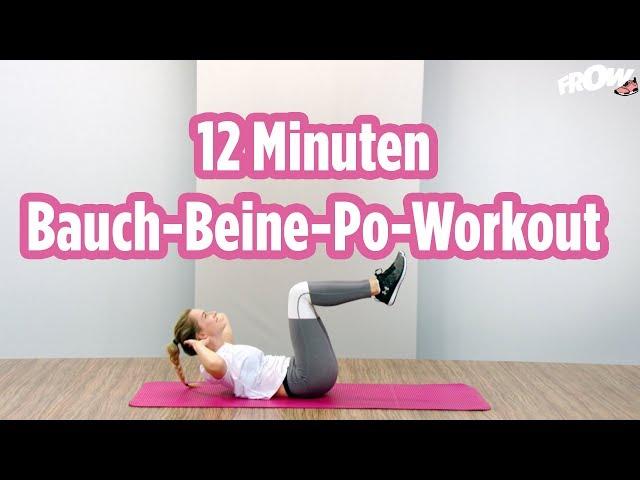 12 Minuten Bauch-Beine-Workout - Daria zeigt wie einfach es ist fit zu bleiben