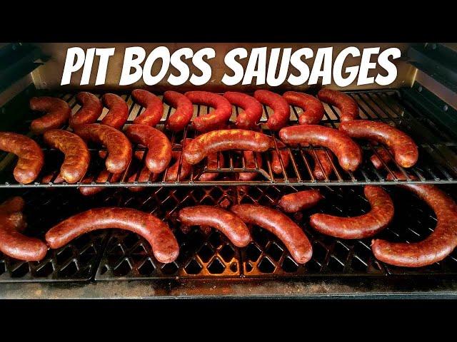 Sausages On A Pellet Smoker - Pit Boss 1600