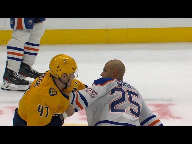 Darnell Nurse Drops The Gloves With Michael McCarron