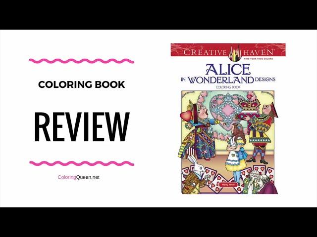 Alice in Wonderland Coloring Book Review - Marty Noble