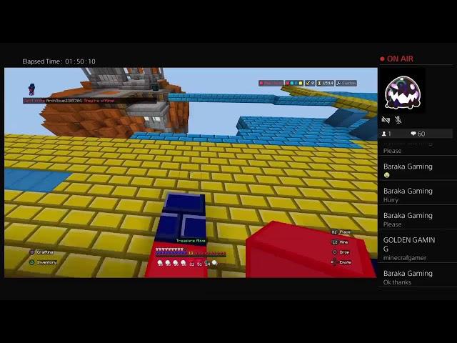 Minecraft hive grinding (GOLDEN GAMING) Live now!!!!!