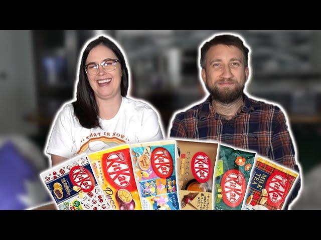 Japanese Kit Kat Taste Test #4 with Gavin Free - Meg Turney