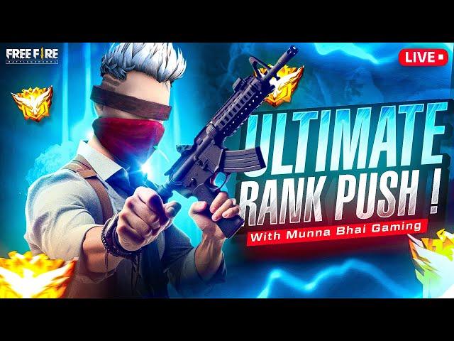 Grandmaster Live Rank Push Free Fire Telugu  - Munna Bhai is Live  - Telugu Gaming Live #MBG