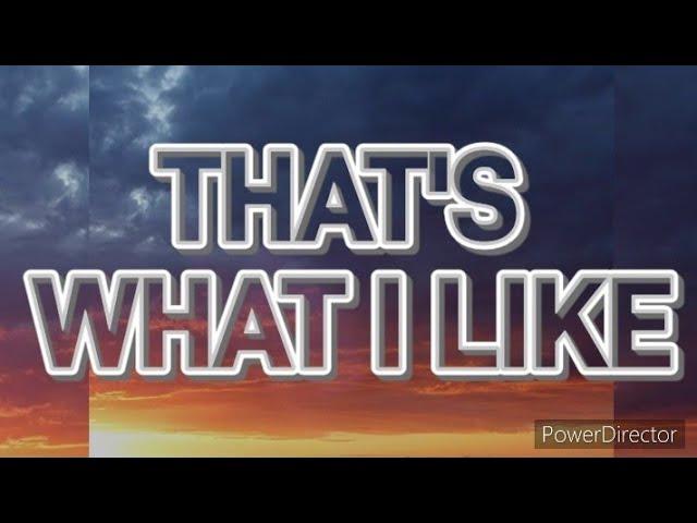 Bruno Mars - That's What I Like [Audio]