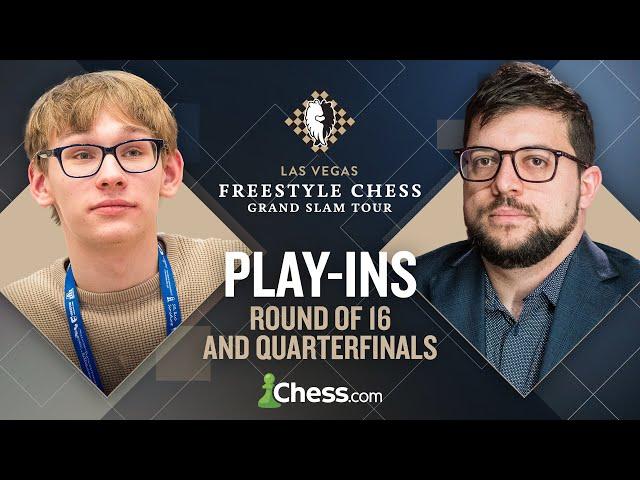 Freestyle Chess Grand Slam Las Vegas Play-In KO Stage | 16 GMs Battle For The Vegas Seat!