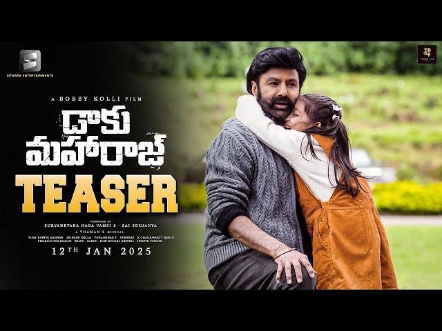 #DaakuMaharaaj Teaser | Nandamuri Balakrishna | Shraddha Srinath | Bobby Kolli | Thaman S