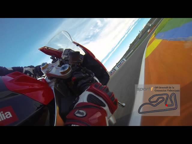 Onboard Valencia ! Streckenvorstellung 2013 - Alex # 66 - Sport 1 bei der Moto !