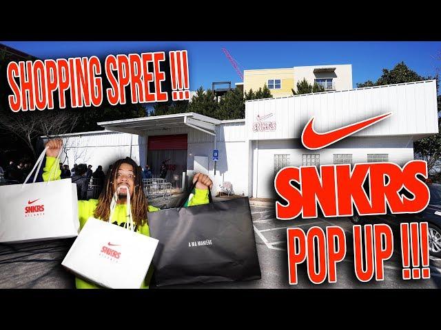 I CAN’T BELIEVE THEY HAD ALL THESE FOR RETAIL !!! SNKRS POP UP IN ATLANTA SNEAKER VLOG !