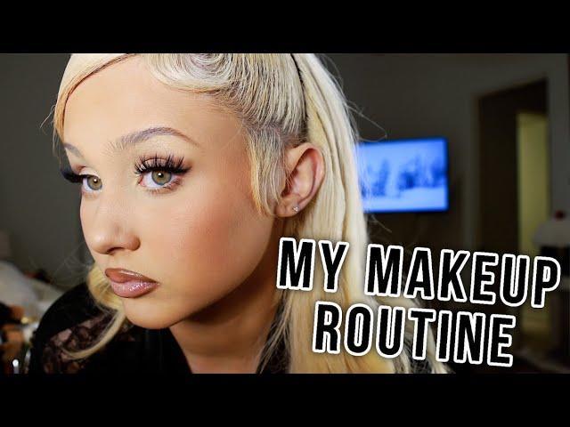 My Full Glam Makeup Routine | Alabama Barker