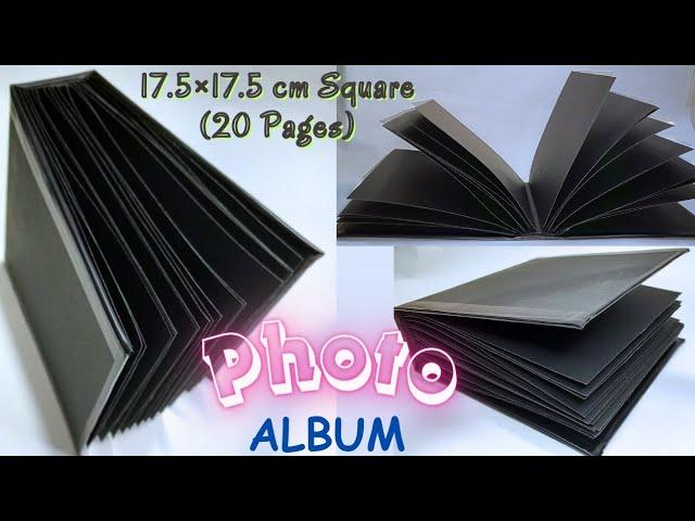 How to make Photo Album Base Easy Way| Square Scrapbook Base tutorial with 20 Pages