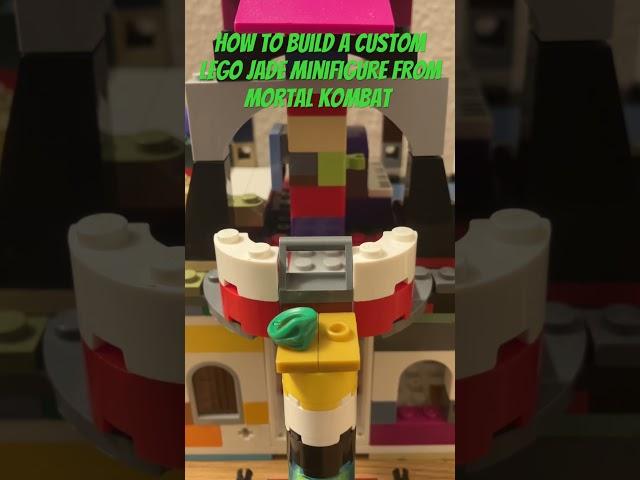 How to build a custom Lego Jade minifigure for Mortal Kombat #lego  #mortalkombat ￼