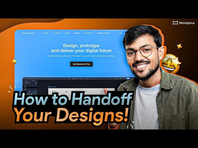 How To Handoff Your Designs To Developers | Figma to Mockplus | UI UX Design Tool