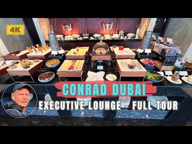 Conrad Dubai - Executive Lounge - Full Tour - [4K]