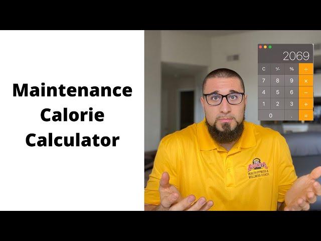 How To Calculate Maintenance Calories I TDEE Calculator I Maintenance Calories Calculator