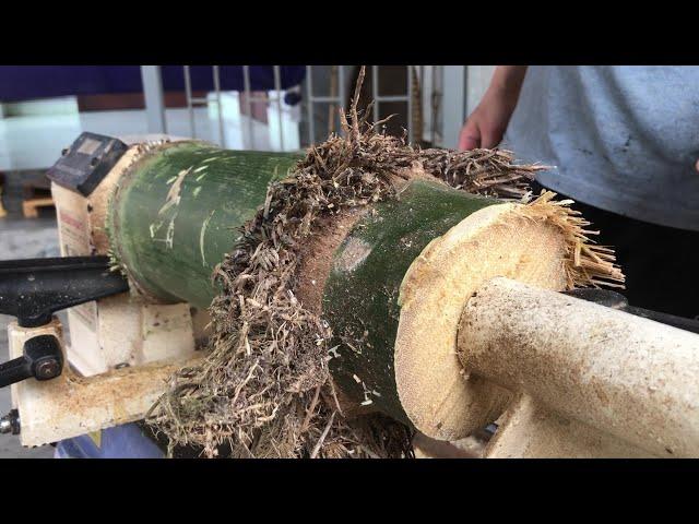 Woodturning Craft - Interesting and Creative Design Ideas, Bamboo Vase Lathe