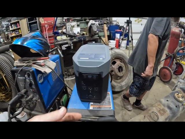 ecoflow delta max 2 welding test