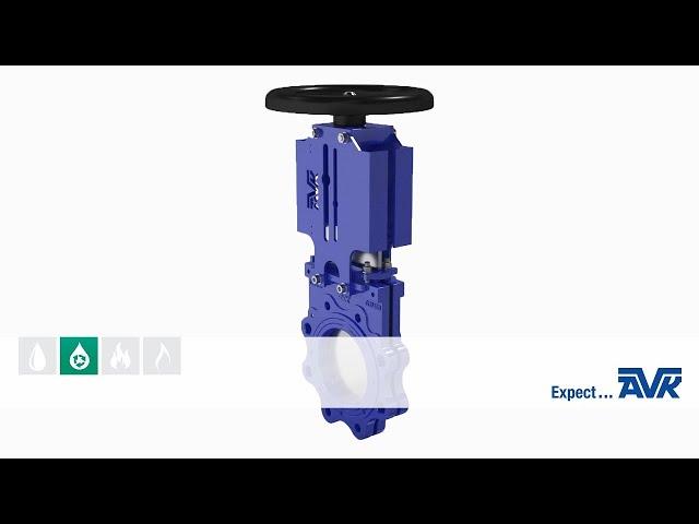 Knife gate valve | design and features | AVK