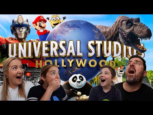 New Zealand Family go to Universal Studios Hollywood for the first time!