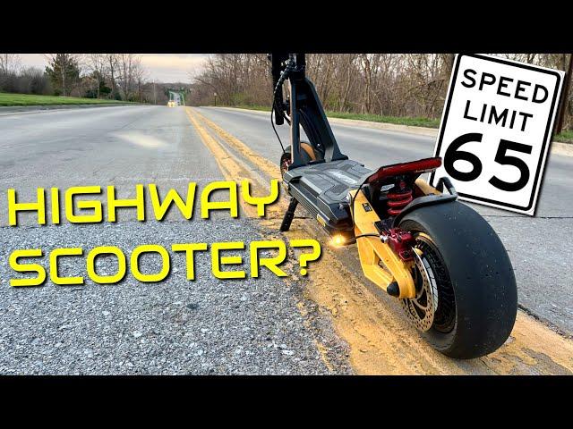 Rode My Scooter on the HIGHWAY  InMotion RS Extreme Stress-Testing