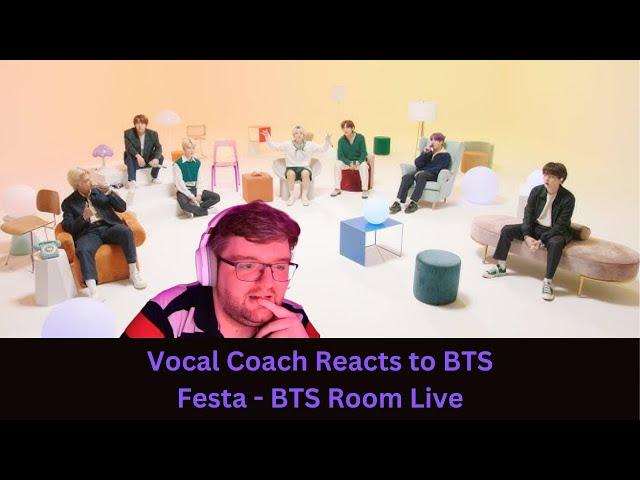 These Guys are Just Great - Festa BTS Room Live - Vocal Coach Reacts/Analysis